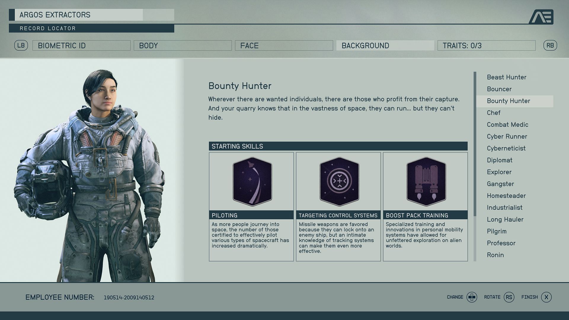 Traits can be used to assign backstory to your character (Image via Bethesda Softworks)